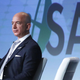 Jeff Bezos, CEO of Amazon and founder of Blue Origin, speaks during the Access Intelligence’s SATELLITE 2017 conference at the Washington Convention center on March 7, 2017 in Washington, DC. (Photo: Getty)